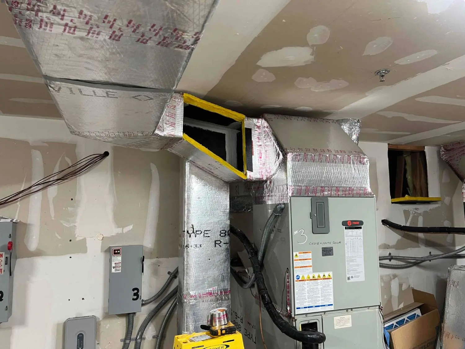 Recently repaired furnace