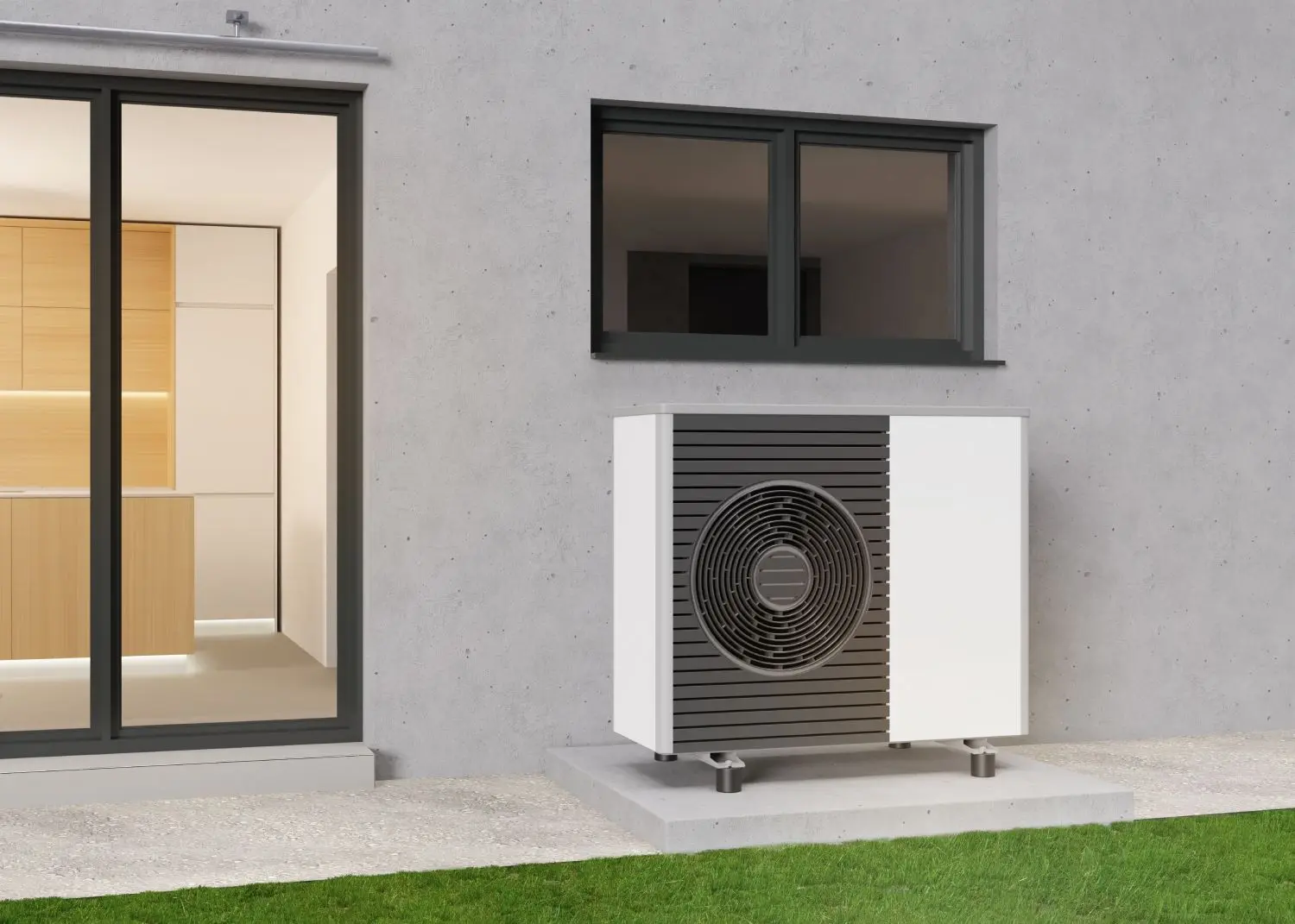 Outdoor heat pump unit